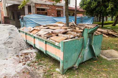 Professional team clearing a home in Dalston